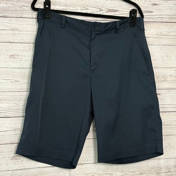 Nike Mens DriFit‎ Navy Blue Golf Shorts 32/Med - Picture 2 of 7